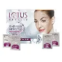 Lotus Herbals Radiant Diamond Facial Kit, 4 Easy Steps, 37g (Single Use)