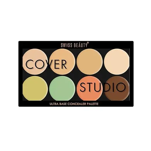 Swiss Beauty Concealer Palette | Light Weight Multi-Purpose Concealer Color Corrector Palette