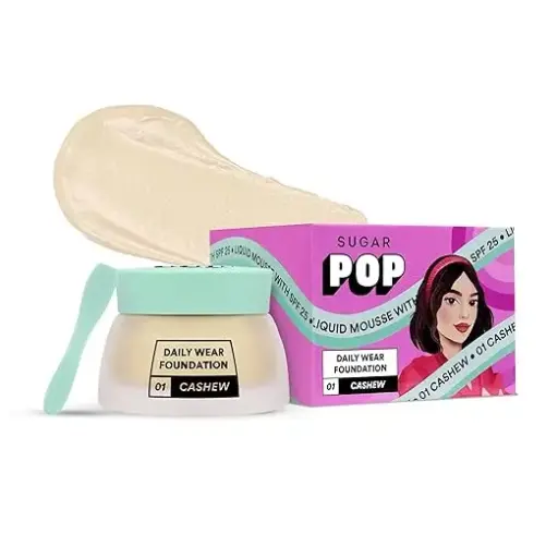 SUGAR POP Liquid Mousse Foundation | Buildable Coverage | Matte Finish | All Skin Types