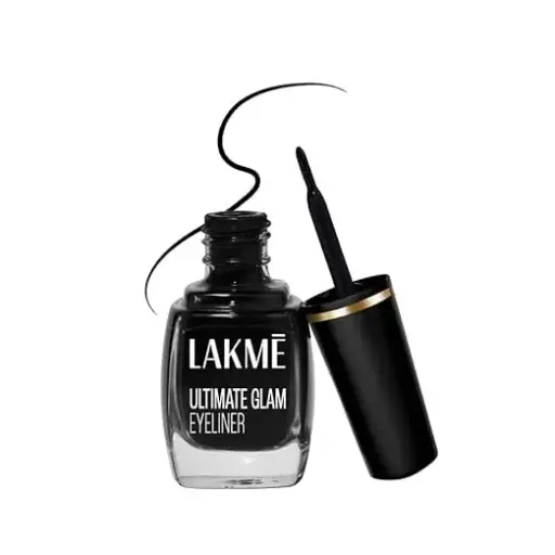 Lakme Eyeliner, Semi_Matte Finish, Water Resistant, Long-Lasting, 9 Ml