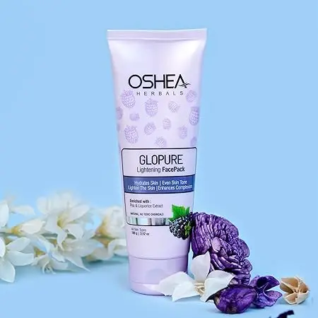 Oshea Herbals Glopure Lightening Face Pack for All Skin Types |  100g