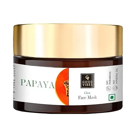 Good Vibes Papaya Glow Face Mask, 50 g