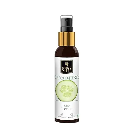 Good Vibes Cucumber Toner 120 ml, Hydrating , Pore Tightening Toner for All Skin Types
