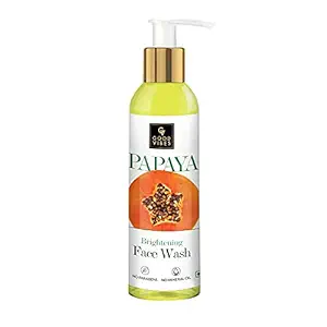 Good Vibes Papaya Brightening Facewash 100 ml - Radiant Glowing Moisturizing Brightening Anti Ageing Pore Cleansing Formula for All Skin Types